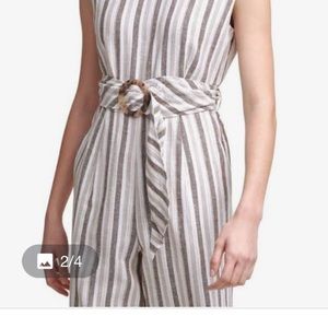 Donated Calvin Klein stripped cotton jumpsuit